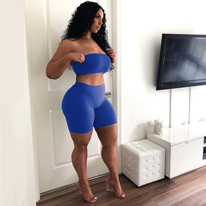 Women's Strapless Loungewear Set Ivyshape