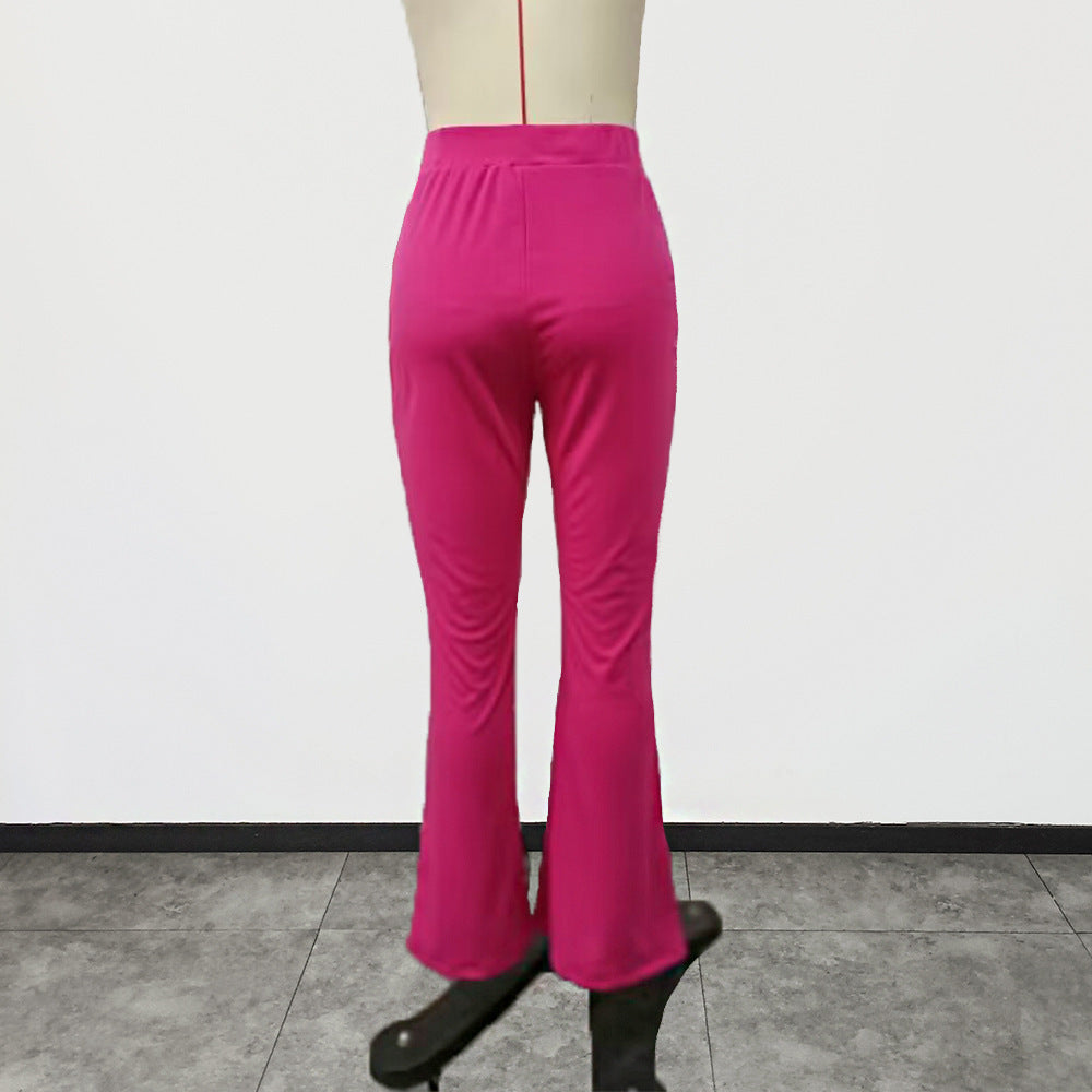 Jimena | Pantaloni aderenti a vita alta con effetto elasticizzato e modellante