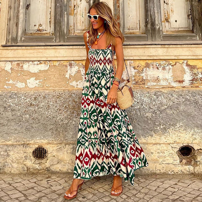 Sabrina - Printed boho dress with a free and fresh soul