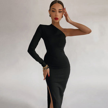 Isabela - Cappotto asimmetrico a maniche lunghe