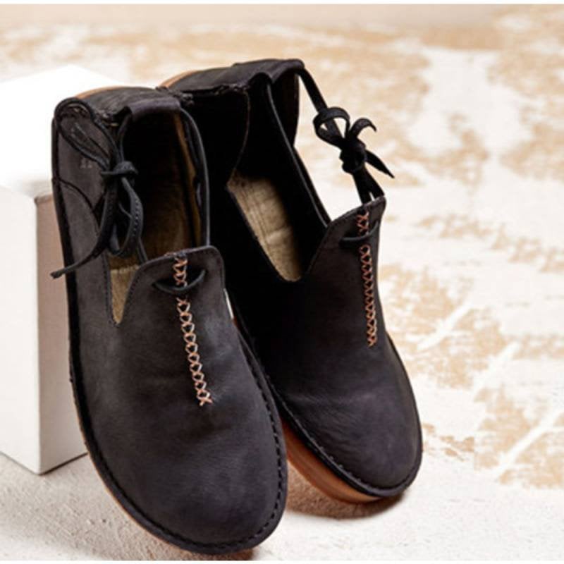 Ardena™ | Hand-Stitched Leather Flats