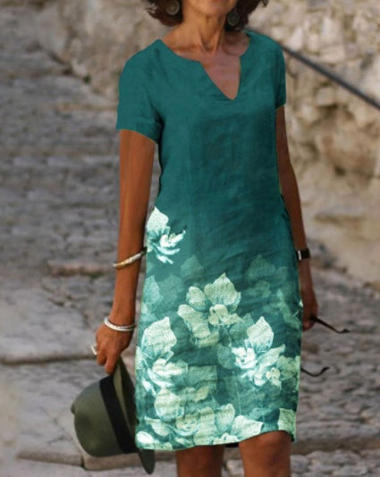 Elena - Abito con stampa floreale