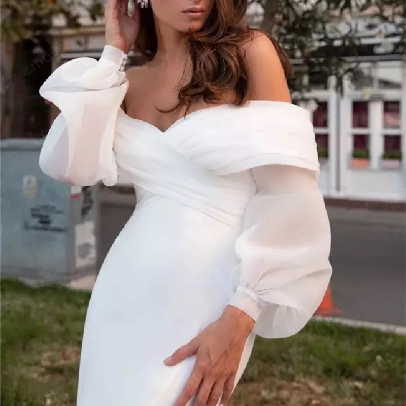 Victoria - Abito da sposa off-the-shoulder