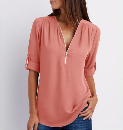 Valeria - Camicetta con zip
