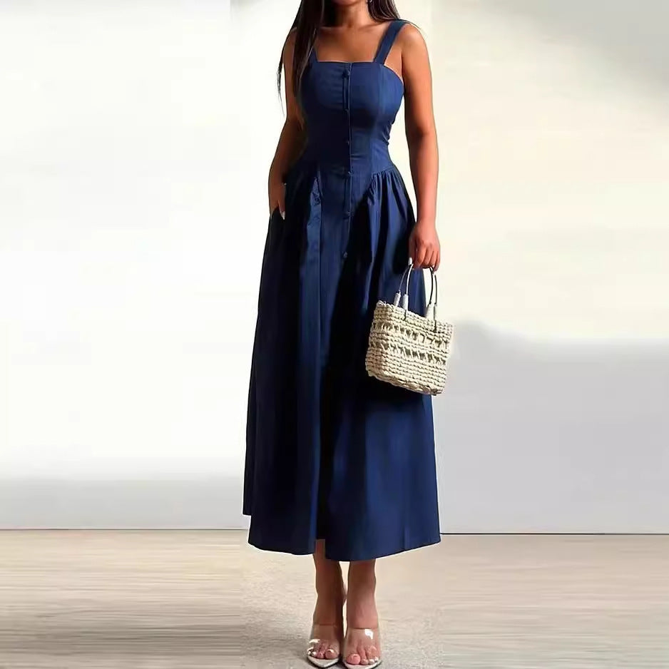 Valeria - Abito midi con corsetto