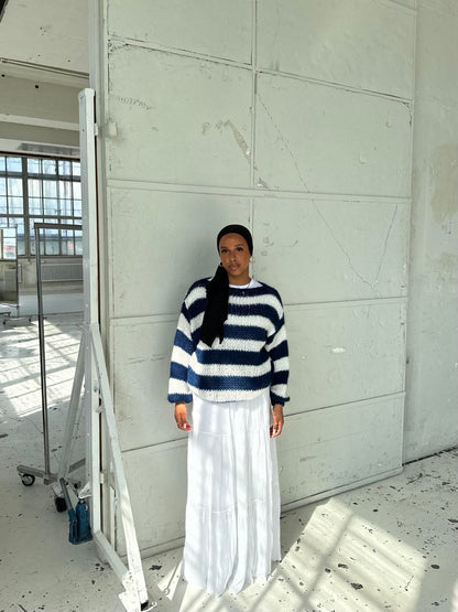 Sofia | Maglione oversize con collo alto per donna
