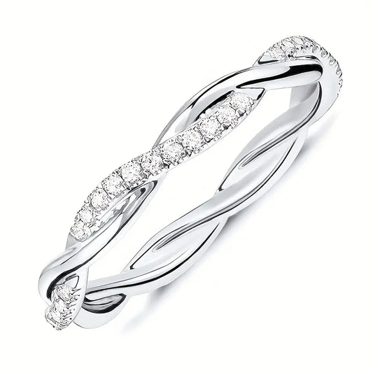 Ivyshape | Stunning braided, twisted ring