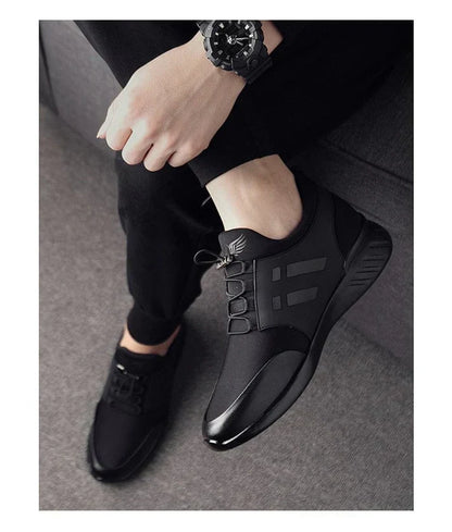 UrbanCore™ | Black Slip-On Performance Sneakers