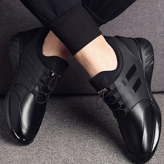 UrbanCore™ | Black Slip-On Performance Sneakers