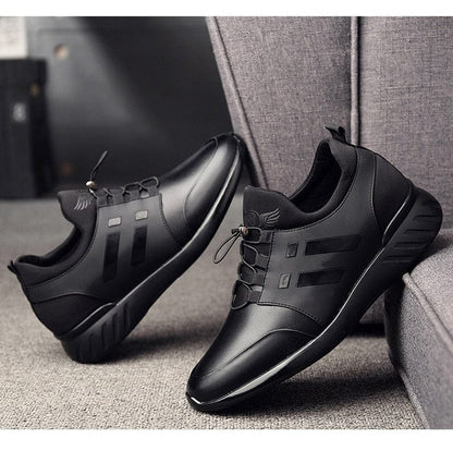 UrbanCore™ | Black Slip-On Performance Sneakers