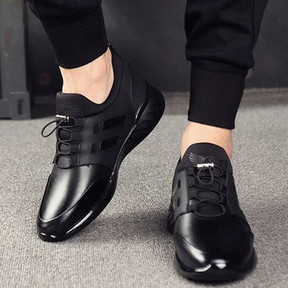 UrbanCore™ | Black Slip-On Performance Sneakers