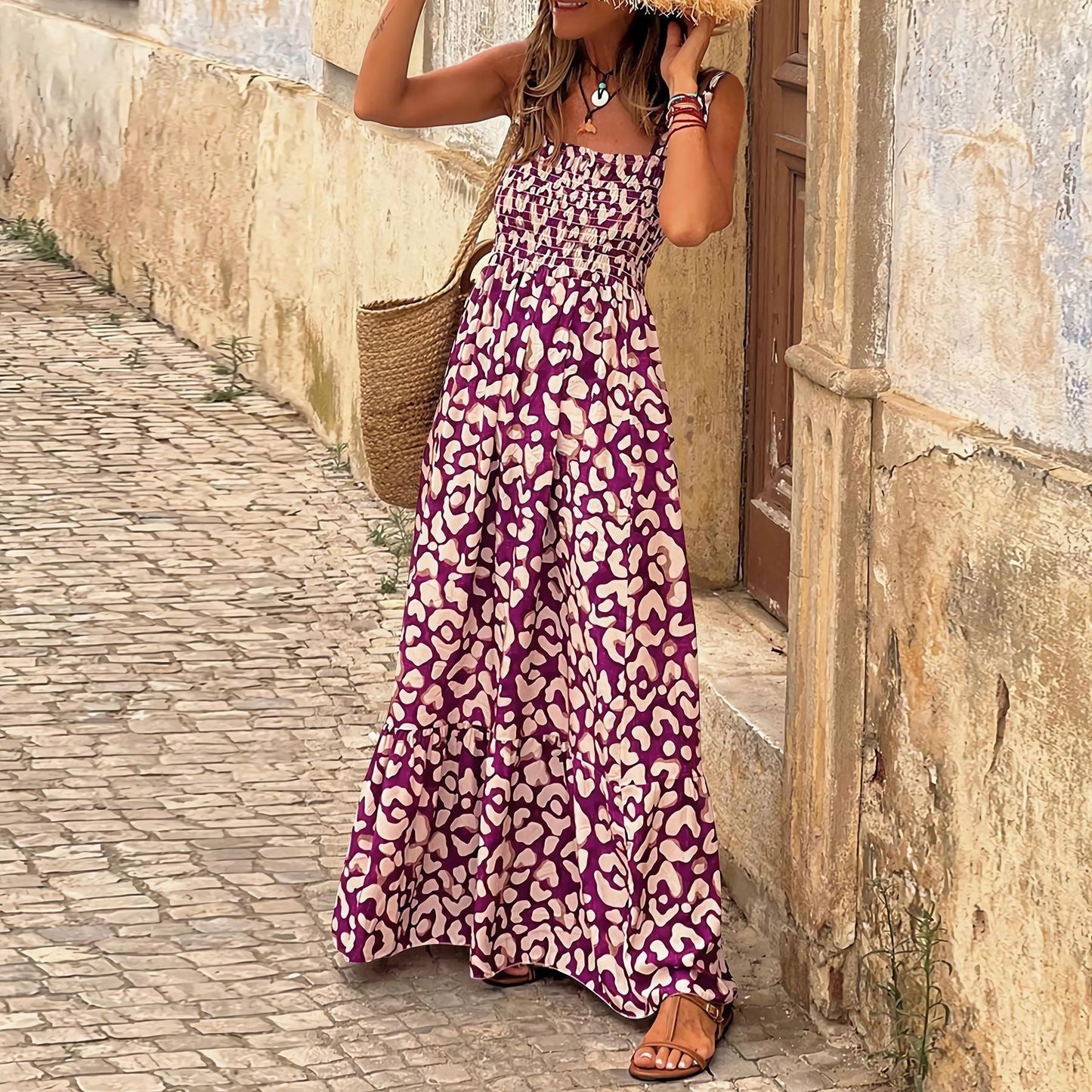 Sabrina - Printed boho dress with a free and fresh soul