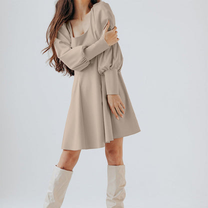 Sofia - Cappotto elegante con maniche a sbuffo