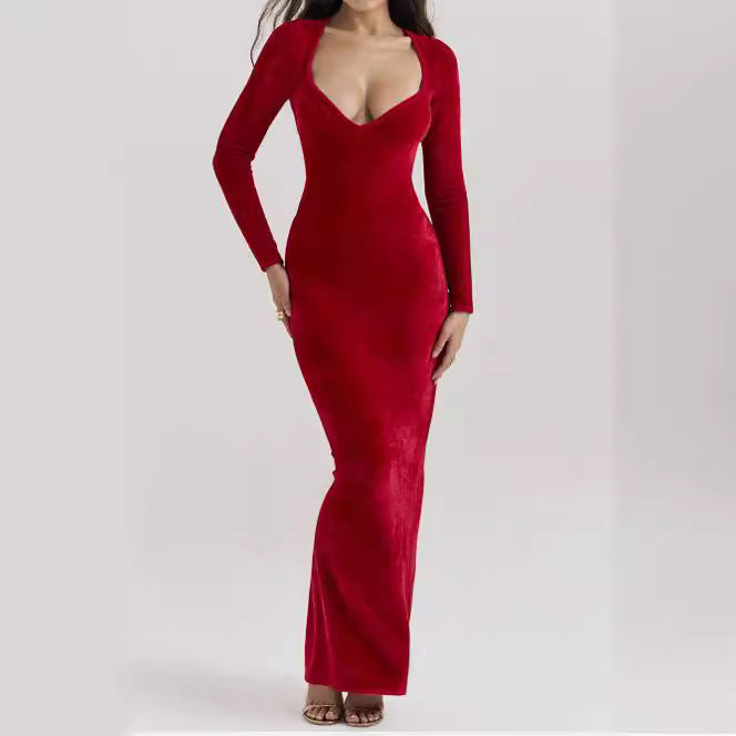 Valeria - Abito elegante a maniche lunghe