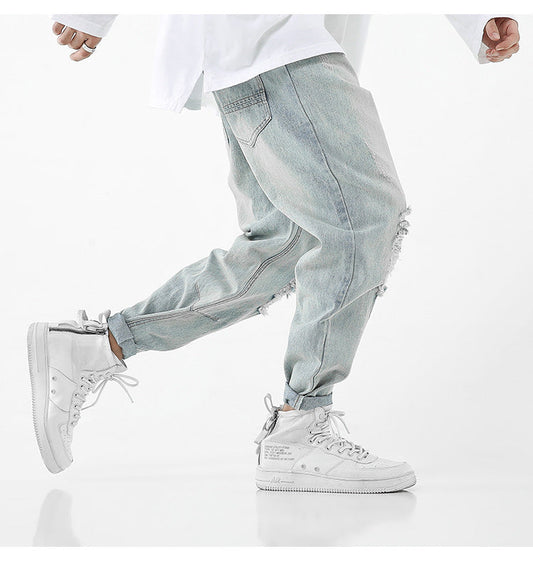 Gaylen | Un versatile paio di jeans larghi con strappi