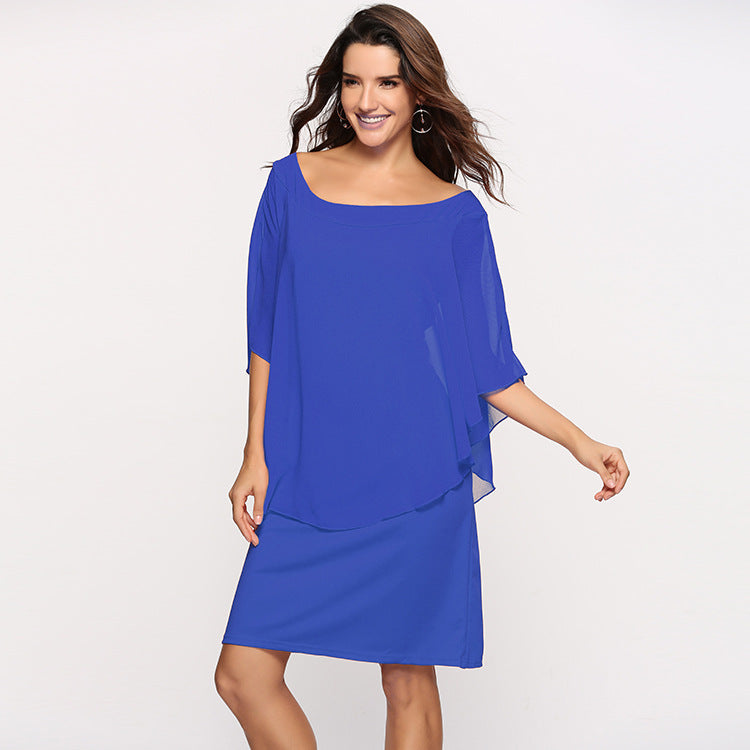 Women's Layered Chiffon Dress Ivyshape