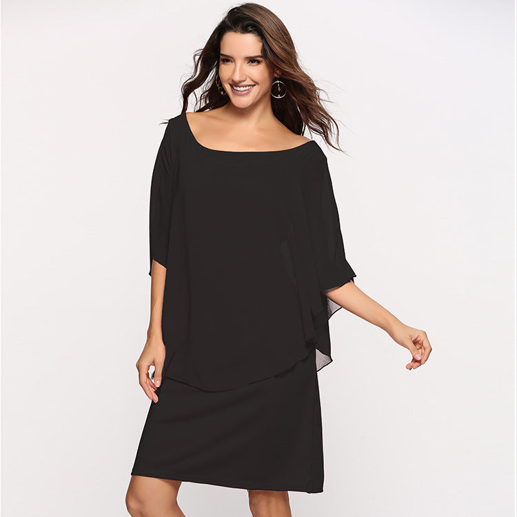 Women's Layered Chiffon Dress Ivyshape