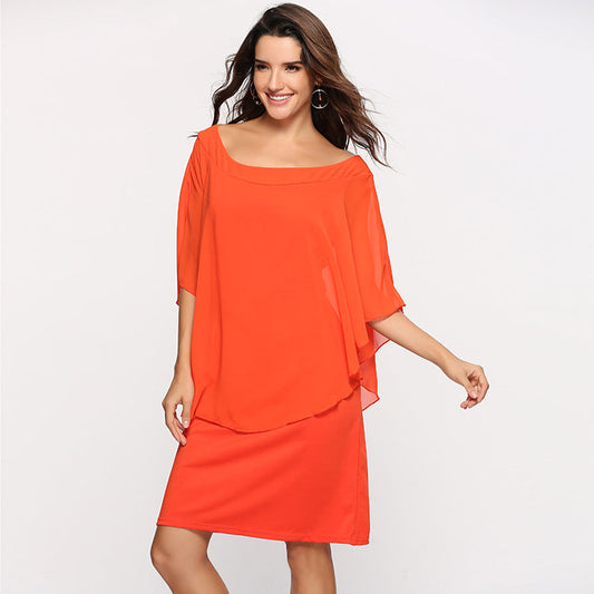 Women's Layered Chiffon Dress Ivyshape