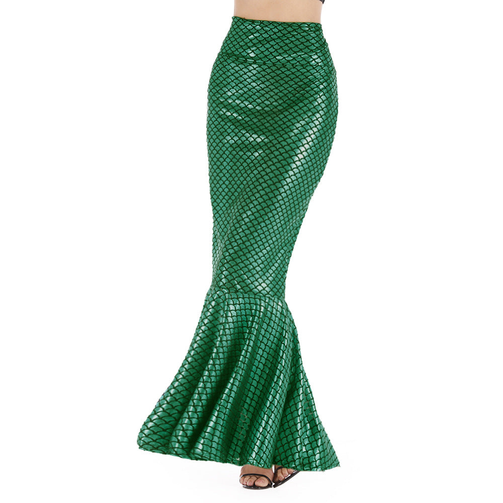 Women's Mermaid Tail Maxi Skirt Ivyshape