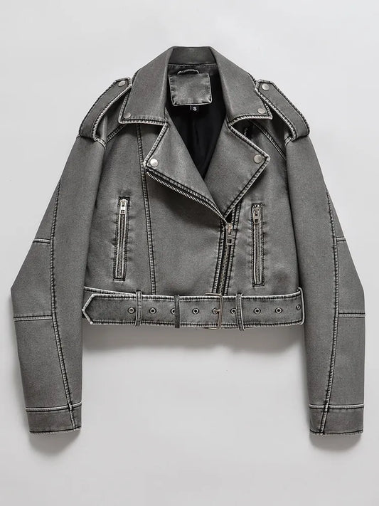 Stuttgart | Modische Damen Lederjacke - 2024 Edition