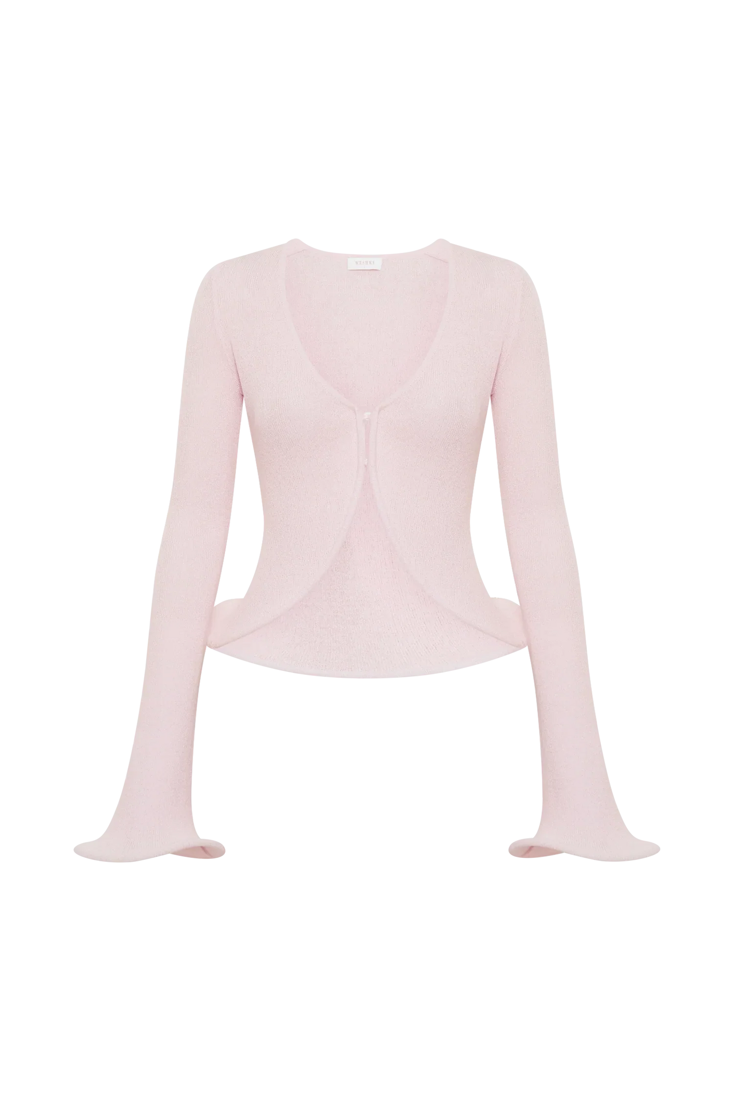 Virelle™ | Sculpted Knit Ripple Hem Top & Skirt Set