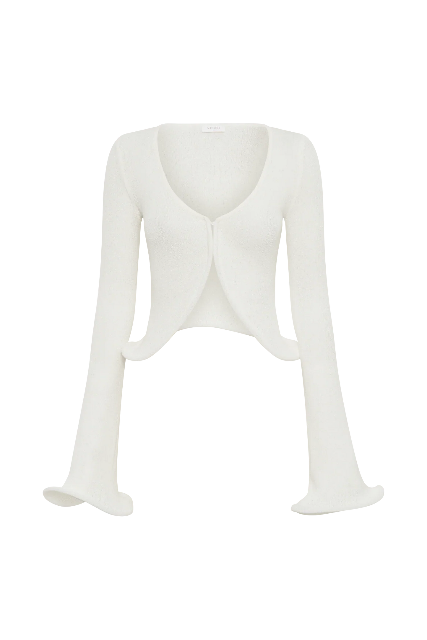 Virelle™ | Sculpted Knit Ripple Hem Top & Skirt Set