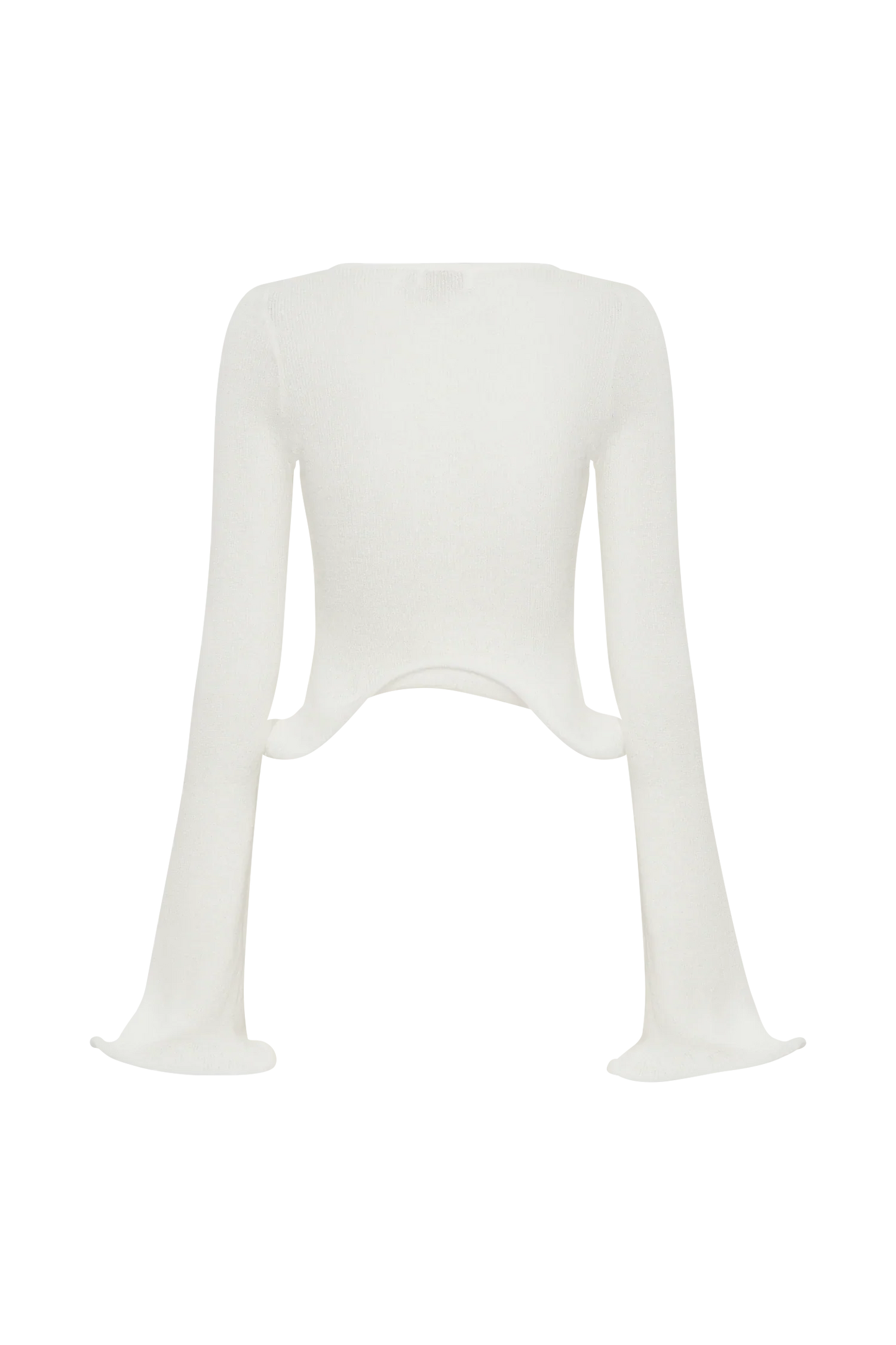 Virelle™ | Sculpted Knit Ripple Hem Top & Skirt Set