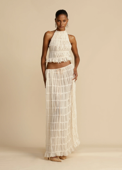 Solene™ | Backless Pleated Set