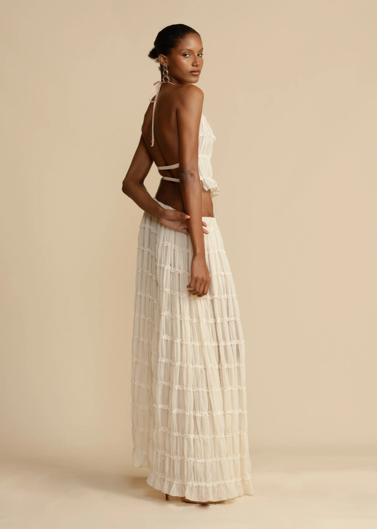 Solene™ | Backless Pleated Set