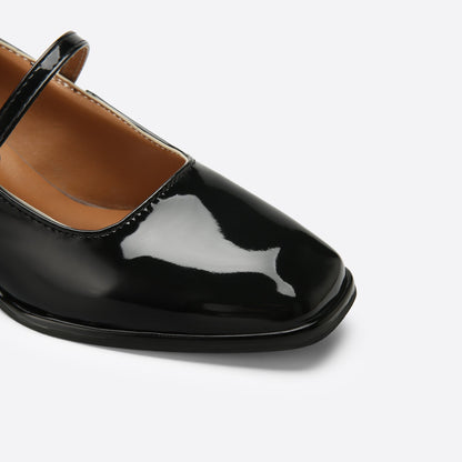 Verlisse™ | Double Strap Patent Block Heels