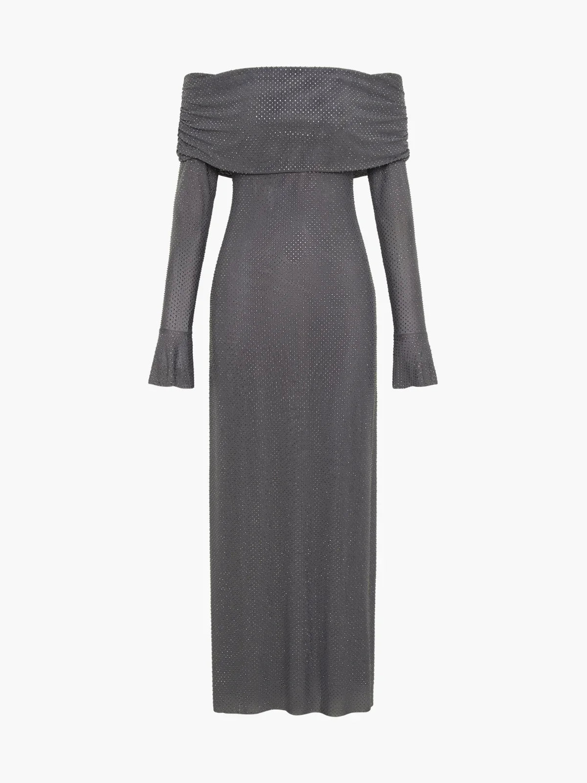 Lumina™ | Rhinestone Off-Shoulder Evening Gown