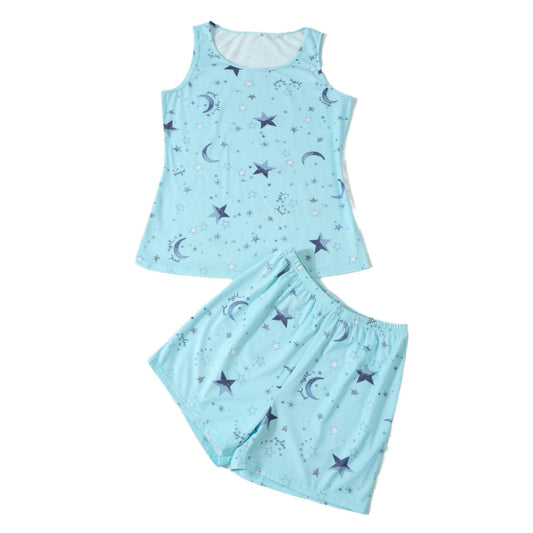 Women's pajama set with galactic motif Ivyshape