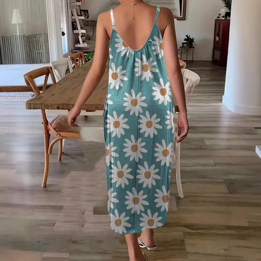 Women’s Casual Floral Maxi Dress Ivyshape