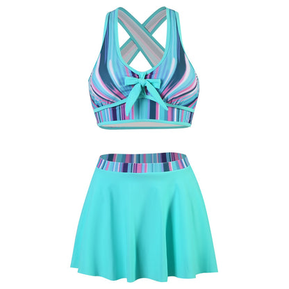 Women's swimsuit set with playful design and sporty cut Ivyshape
