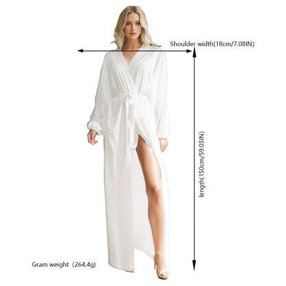 Women's elegant and luxurious silk kimono Ivyshape