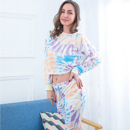 Women Tie-Dye Loungewear Set Ivyshape