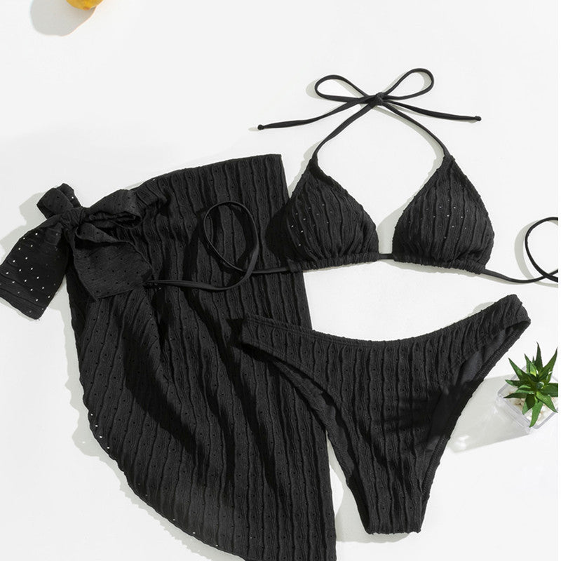 Women's Triangle Bikini Set with Airy Wrap Tube Ivyshape