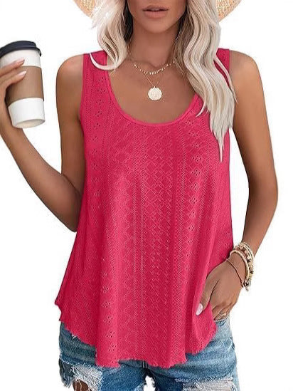 Womens Leisure Light Sleeveless Top Ivyshape