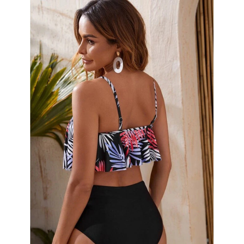 Women's Colorful Bikini Set with Swinging Top Ivyshape