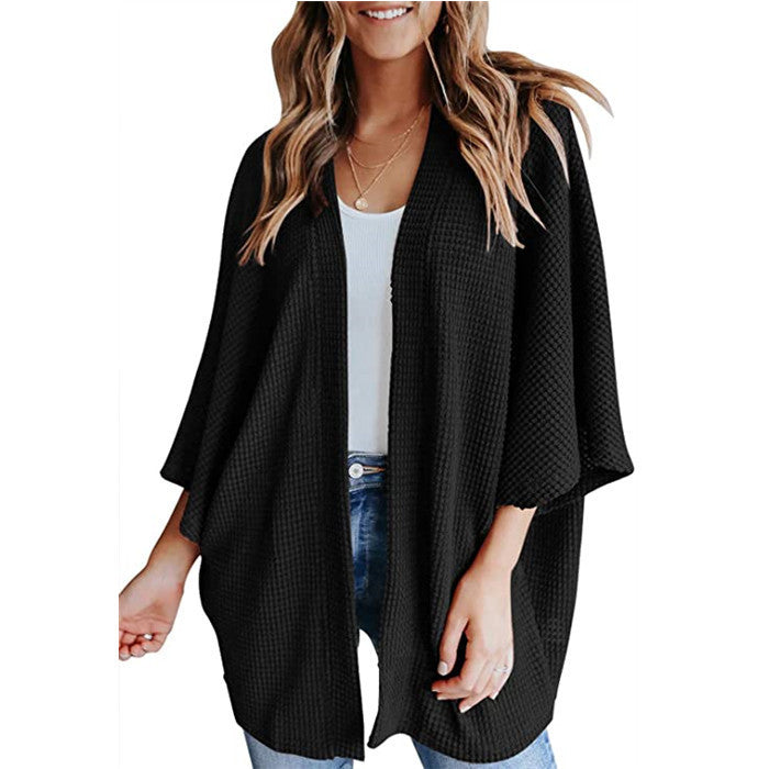 Women casual honeycomb jacket Ivyshape