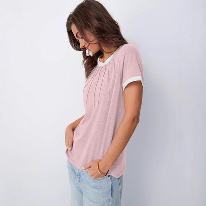Women's folding casual top Ivyshape