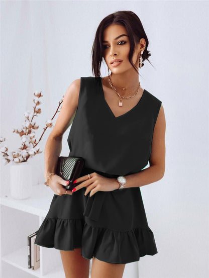 Women's Summer Dress with Ruffles Ivyshape