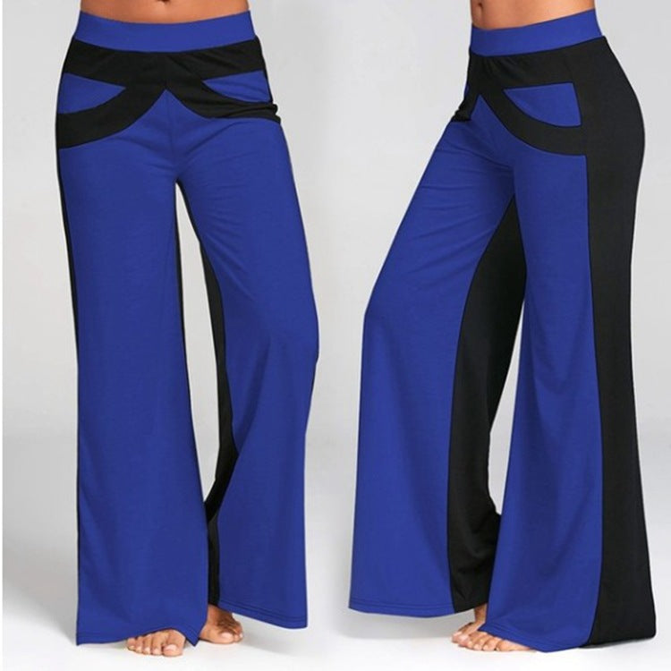 Women Loose Sports Pants with Contrasting Seams Ivyshape