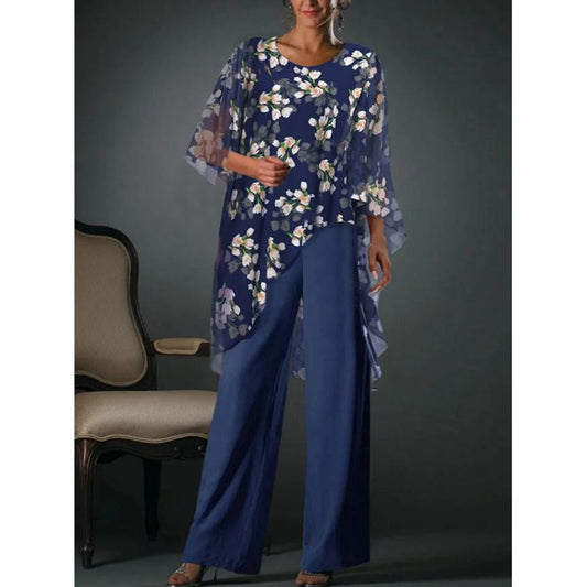 Women's casual tunic with floral accents Ivyshape