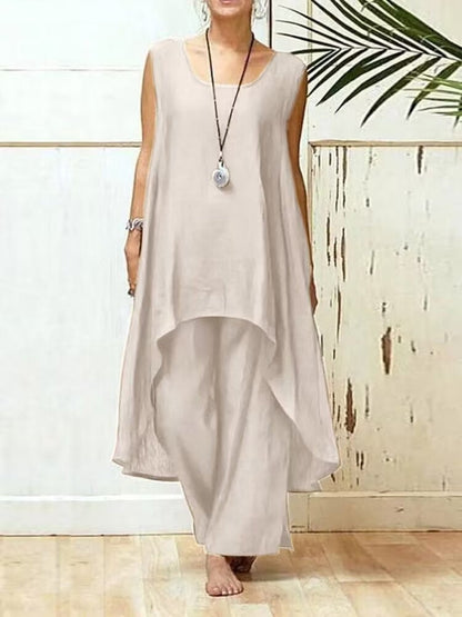 Women's Flowing Tunic Maxi Jumpsuit Ivyshape
