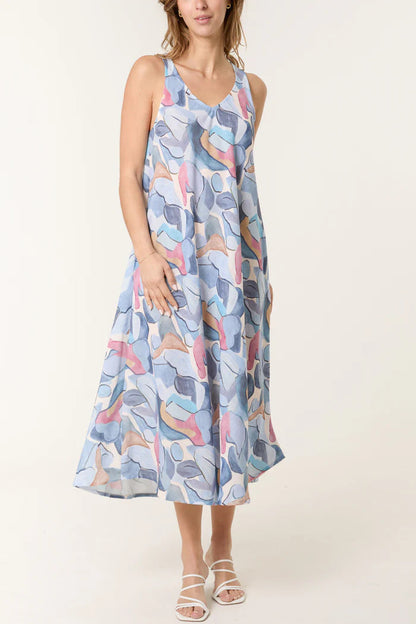 Women's art-inspired maxi dress Ivyshape