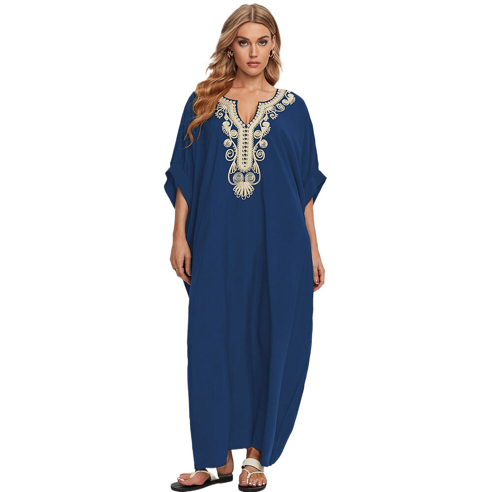 Ladies Elegant Kaftan with elaborate embroideries Ivyshape