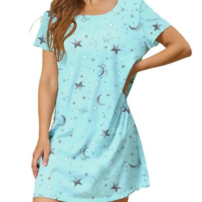 Women's nightgown with playful floral design and comfortable fit Ivyshape
