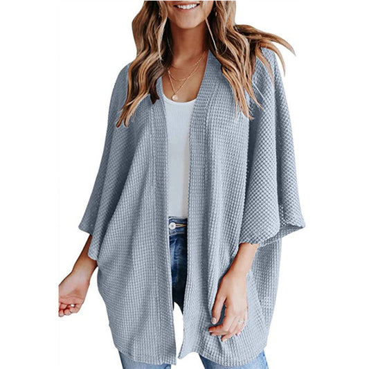 Women casual honeycomb jacket Ivyshape