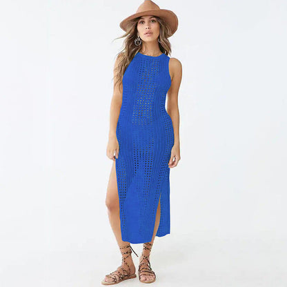 Women’s Maxi Dress with Refined Crochet Pattern Ivyshape